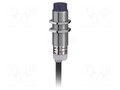 Sensor: inductive; OUT: PNP / NC; 0÷4mm; 10÷36VDC; M12; 2m; IP67 TELEMECANIQUE SENSORS XS212BLPBL2