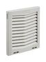 EXHAUST GRILLE, FILTER FAN, PLASTIC, GRY HG0900404
