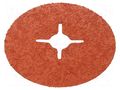 Sanding plate; 125mm; fiber; Granularity: 36 3M 3M-7100099788