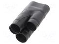 Cable breakout; glueless; 19.3/13.2mm; black; -75÷150°C; RAYCHEM TE Connectivity 562A032-25-0