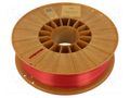 Filament: PLA SILK; 1.75mm; red; 195÷225°C; 800g ROSA 3D ROSA-3441
