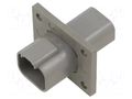 Connector: wire-wire; socket; male; DT; PIN: 4; IP68; grey; Size: 16 DEUTSCH DT04-4P-L012