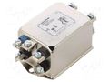 Filter: anti-interference; three-phase; 440VAC; screw; Ir: 0.1mA SCHAFFNER FN355-20-03