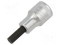 Socket; hex key,socket spanner; HEX 8mm; 1/2"; INHEX STAHLWILLE ST-3050008