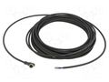 Cable: for sensors/automation; M8; PIN: 3; angled; 10m; plug; 75VDC TELEMECANIQUE SENSORS XZCP0666L10