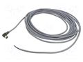 Cable: for sensors/automation; M8; PIN: 4; angled; 5m; plug; 75VDC TELEMECANIQUE SENSORS XZCPV1041L5