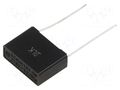 Capacitor: polypropylene; ECQUA; 0.15uF; 275VAC; 17.5x13x6mm; THT PANASONIC ECQUAAF154K