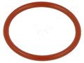 O-ring gasket; silicone; Thk: 2.5mm; Øint: 10mm; red; -60÷160°C ORING USZCZELNIENIA TECHNICZNE O-10X2.5-SI-RD