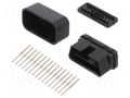 Enclosure: OBD; X: 24.7mm; Y: 48.3mm; Z: 18mm; ABS; black KRADEX ZOBD-MINI-SET-ABS