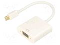 Converter; D-Sub 15pin HD socket,mini DisplayPort plug; 0.15m ART ART-AL-OEM-90
