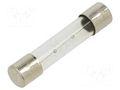 Fuse: fuse; 1.25A; 250VAC; time-lag; glass; 6.3x32mm; TSA; brass OPTIFUSE TSA-1.25A