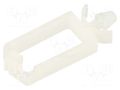 Snap handle; polyamide; natural; Cable P-clips HELLERMANNTYTON WPC20-PA66-NA