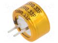 Supercapacitor; THT; 330mF; 5.5VDC; Ø13.2x7mm Viking SC5V5C334Z