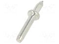 Tip: solder pin; THT; tinned; brass; Ø: 1mm; Overall len: 7.7mm VOGT 1364U.68