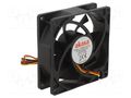 Fan: DC; axial Akasa AK-8025HS-KT05
