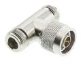 N TEE ADAPTER, 1 X JACK-1 X PLUG / JACK 172125