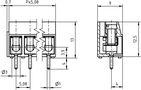 Terminal block 2-pin 5.08mm  PTR AKZ120/2-5.08