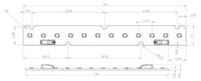 LED linear module, 140mm, CC 1050mA, 6W, 1022lm, Samsung SMD, VALUE serija, AKTO AM-14/17-6p2sRA-NW