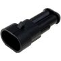 Connector:wire-wire;Superseal 1.5;plug;male;PIN:2;IP67;24VDC AMP-282104-1
