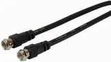 LEAD, F PLUG-F PLUG RG59 0.5M BLACK JR9014 0.5M-ROHS BLACK