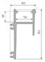 Aluminum profile for LED strips to mount of plasterboard, recessed, APA12 1m LUMINES PROF-APA12-1Ms 5902973361704