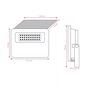 LED solar lamp with motion sensor, 10W, 1300lm, 2600mAh, 4000K, Asalite ASAL0275 5999565665746
