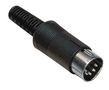 Plug DIN-5, 5 pins cable mount, soldered AU/CX-D5-M 5901436706168