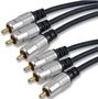 HQ LEAD: 3X PHONO P-P/0.5M PSG03110