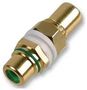 PHONO ADAPTOR, GOLD, GREEN PSG02557