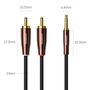 Cable 2xRCA - 3.5mm plugs 3m AU plugs AV170 UGREEN UGREEN/80848 6957303888481