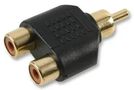 PHONO ADAPTOR, 2X SKTS TO P, GOLD PSG08576