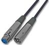 XLR PATCH LEAD, 1M, BLACK AV21112