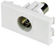 WALL PLATE MODULE, COAX SOCKET, 50X25MM 122.560UK