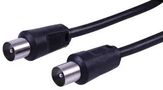 LEAD, COAX TV P-P BLACK 4M PSG08818