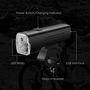 Bicycle flashlight BL12, low/high beam, rechargable USB C, 1200lm, 2x10W, IP43 SUPERFIRE-BL12 6956362995277