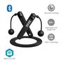 SmartLife Outdoor Sports | Jumping Rope | Bluetooth® | Dual Hall sensor | LED Display | PVC | 3.00 m | Cordless balls / Drawstring Bag | Black BTHJR10BK 5412810447312