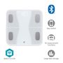 SmartLife Personal Scale | Bluetooth® | BMI / BMR / Bones / Fat / Muscles / Water / Weight | 12 | Peak load: 180 kg | Android™ / IOS | ABS / Glass | White BTHPS11WT 5412810450831