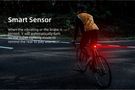 Bicycle tail light, RED, rechargable micro USB, 3W, IP54, 330mAh SUPERFIRE-BTL02 6956362995628