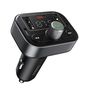 Car Bluetooth 5.3 FM Transmitter 2xUSB + USB-C, Black C10762200113-00 6932172643355