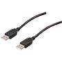 Cable USB A male - A male 3m CABLE-140/3HS