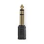 Stereo Audio Adapter | 6.35 mm Male | 3.5 mm Female | Gold Plated | Straight | ABS | Anthracite | 1 pcs | Box CABW23930AT 5412810265589
