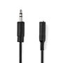 Stereo Audio Cable | 3.5 mm Male | 6.35 mm Female | Nickel Plated | 0.20 m | Round | Blister CAGB22550BK02 5412810288205
