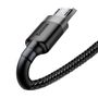 Cable USB A plug - micro USB plug 3.0m QC3.0 Cafule grey+black BASEUS CAMKLF-HG1 6953156296374