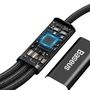 Cable USB C plug - USB C (15W) / micro USB (10W) / IP Lightning (20W) connector cable 1.5m  black Rapid BASEUS CAMLT-SC01 6953156204294