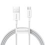 Cable USB2.0 A plug - micro USB plug 1.0m white Superior series BASEUS CAMYS-02 6953156208490