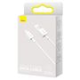 Cable USB2.0 A plug - micro USB plug 1.0m white Superior series BASEUS CAMYS-02 6953156208490