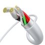Cable USB2.0 A plug - micro USB plug 1.0m white Superior series BASEUS CAMYS-02 6953156208490