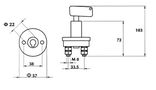 Main power swich for car 12V (max 24V 100A) CAR-MAS