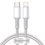 Cable USB C plug to iP Lightning 20W 1m white Baseus CATLGD-02 6953156231924