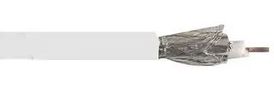 COAX CABLE RG6U WHITE 100M RG6UCCAWHT100MFF